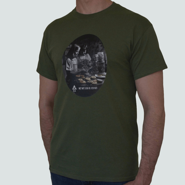 Men's Girl Scout Cookies T-Shirt Military Green
