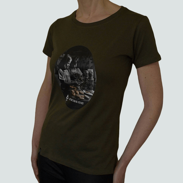 Women's Girl Scout Cookies T-Shirt Army Green