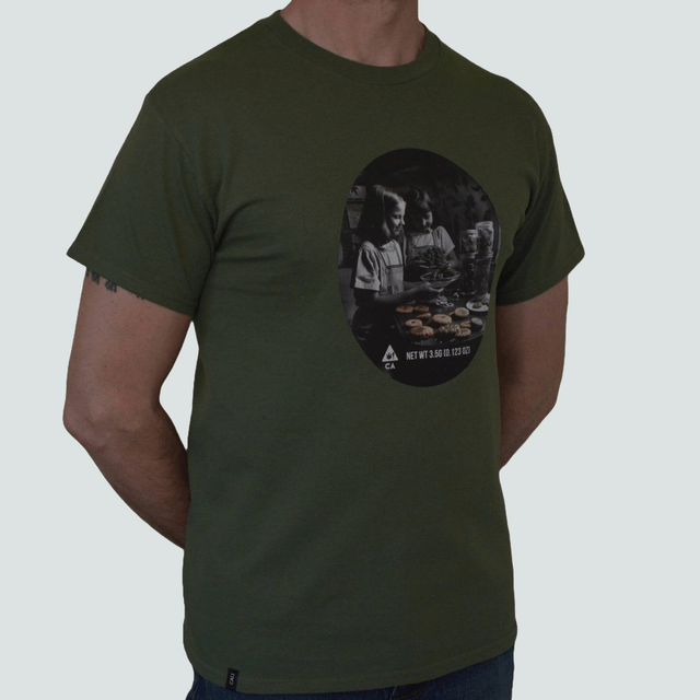 Men's Girl Scout Cookies T-Shirt Military Green