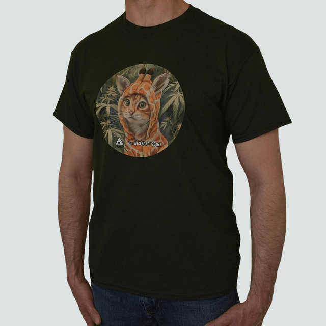 Men's Giraffe Pussy T-Shirt Forest Green