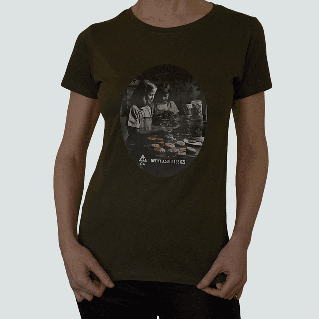Women&#039;s Girl Scout Cookies T-Shirt Army Green
